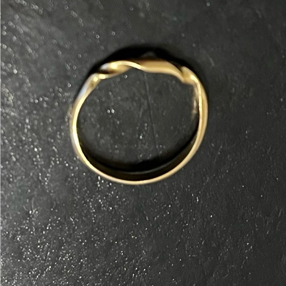Gorgeous Dainty Solid 14 K Gold Twist Ring by Carolyn Seidel! - Picture 11 of 13